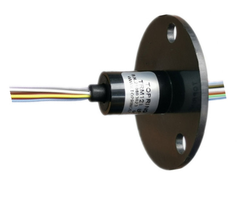6 सर्किट 2A TRM12C-06 TOPRING स्लिप रिंग असेंबली IP51 0 - 220V AC DC